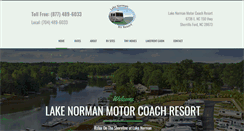 Desktop Screenshot of lakenormanmotorcoachresort.com